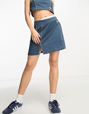 Dickies whitford skirt in blue - part of a set-Navy