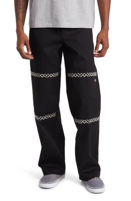 Dickies Wichita Double Knee Embroidered Twill Pants in Black