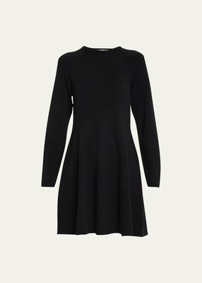 Didih Cashmere Knit Long-Sleeve Mini Dress