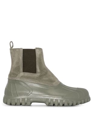 Diemme panelled ankle boots - Green