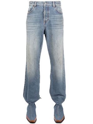 Diesel 1955 007A7 tapered-jeg jeans - Blue