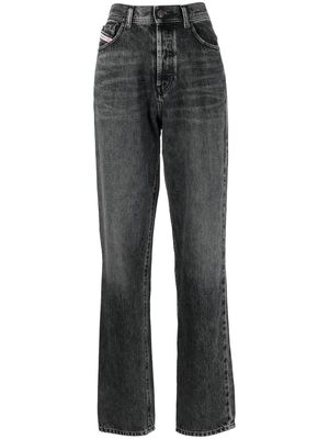Diesel 1956 straight-leg cropped jeans - Grey