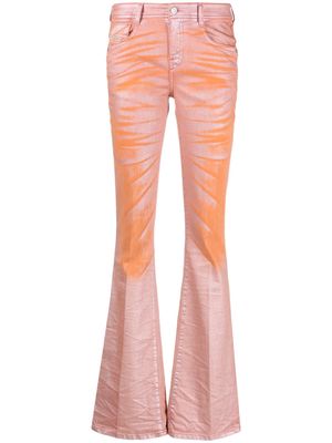 Diesel 1969 D-Ebbey-S3 low-rise flared jeans - Pink