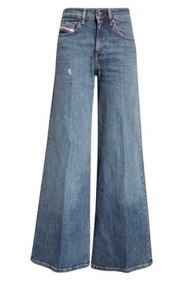 DIESEL 1978 D-Akemi Wide Leg Jeans in Denim