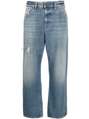 Diesel 1999 straight-leg distressed jeans - Blue