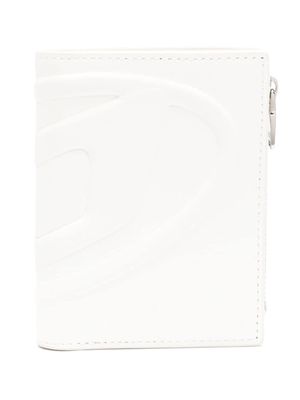 Diesel 1dr-Fold bi-fold leather wallet - White