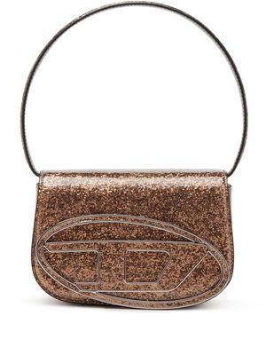 Diesel 1DR glitter-embellishment shoulder bag - Brown