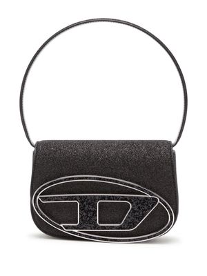Diesel 1dr logo-plaque shoulder bag - Black