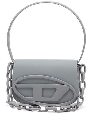 Diesel 1dr logo-plaque shoulder bag - Grey