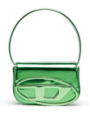 Diesel 1DR mirrored-finish shoulder bag - Green