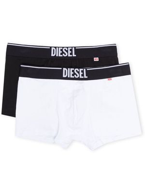 Diesel 2-pack of logo briefs - White
