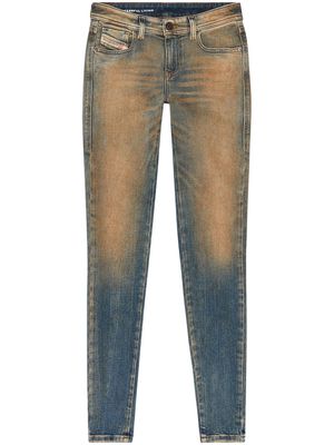 Diesel 2017 Slandy 09H83 skinny jeans - Blue