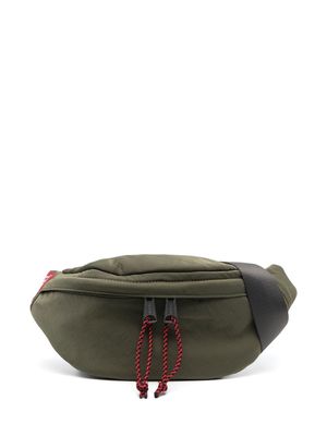 Diesel all-around zip-fastening belt bag - Green