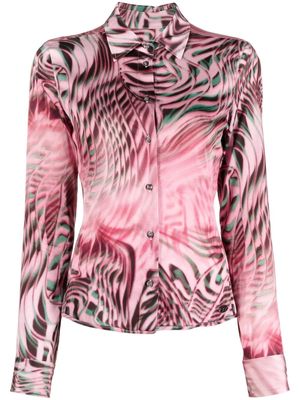 Diesel all-over graphic-print top - Pink