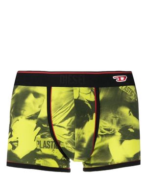 Diesel all-over print boxers - Yellow