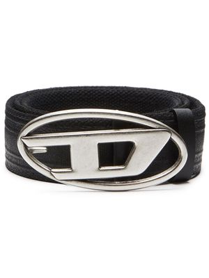 Diesel B-1DR Tape cotton belt - Black