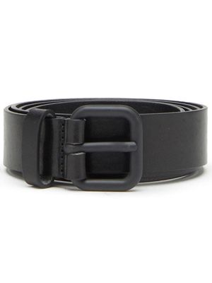 Diesel B-Inlay leather belt - Black