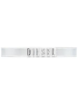 Diesel B-Letters D belt - Silver