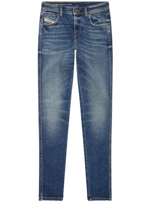 Diesel Babhila mid-rise skinny jeans - Blue
