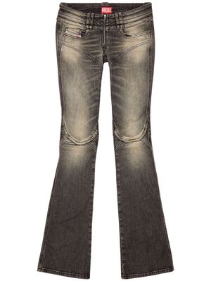 Diesel Belthy 0JGAL bootcut jeans - Black