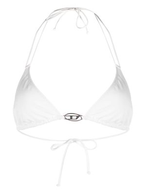 Diesel BFB-SEES-O triangle-cup bikini top - White