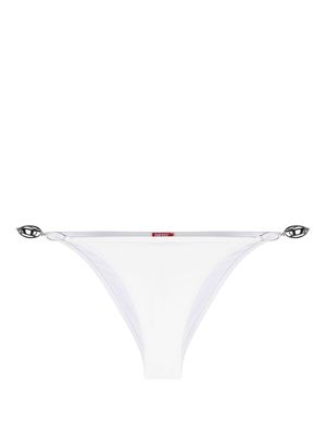 Diesel BFPN-Irina logo-plaque bikini bottoms - White