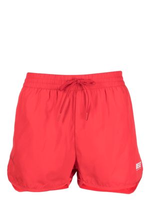 Diesel Bmbx-Jesper logo-print swim shorts - Red