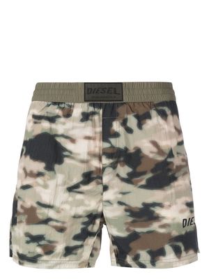 Diesel Bmbx-Nico camouflage-print swim shorts - Green