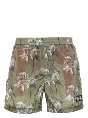 Diesel Bmbx-Rio Parachute swim shorts - Green
