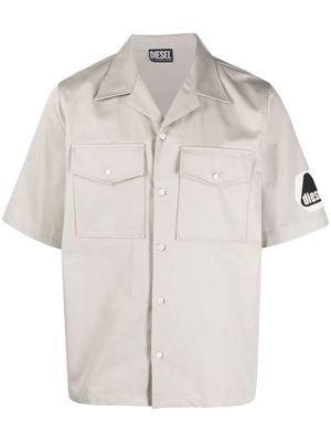 Diesel cargo button-up shirt - Neutrals