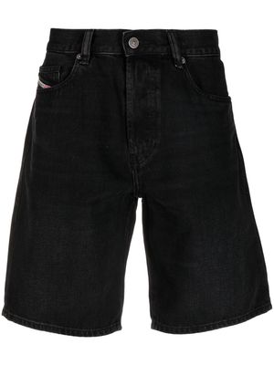 Diesel cotton denim shorts - Black