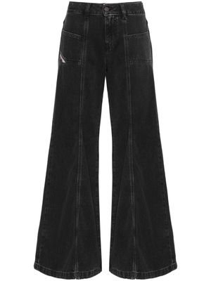 Diesel D-Akii 068hn flared jeans - Black