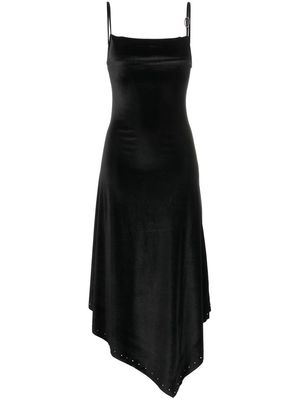 Diesel D-AMOS asymmetric maxi dress - Black