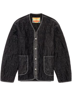 Diesel D-Boy V-neck jacket - Black