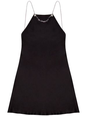 Diesel D-Eliz-Mini satin dress - Black