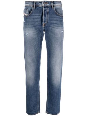Diesel D-Finitive distressed tapered jeans - Blue