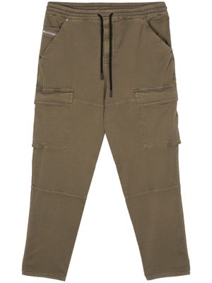 Diesel D-Krooley logo-embroidered cargo pants - Green