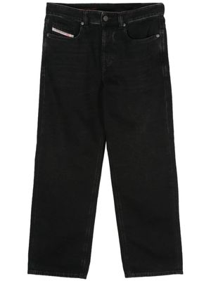 Diesel D-Macro mid-rise straight-leg jeans - Black