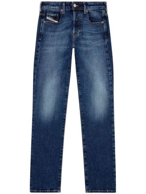 Diesel D-Mine 1989 mid-rise slim-cut jeans - Blue