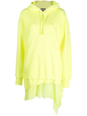 Diesel D-Role handkerchief hoodie dress - Yellow