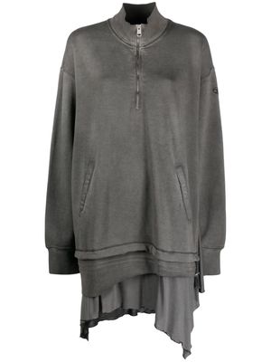 Diesel D-Rolock cotton sweatshirt dress - Black