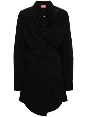 Diesel D-Sizen-N1 poplin shirt dress - Black