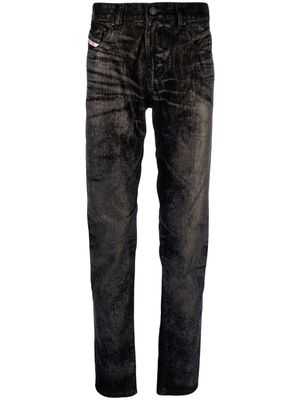 Diesel D-Strukt-S3 slim-fit velvet jeans - Black