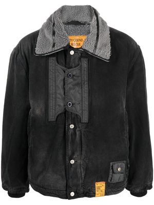 Diesel Damien cotton canvas jacket - Black