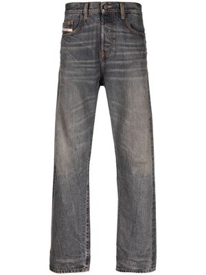 Diesel dark-wash straight-leg jeans - Grey