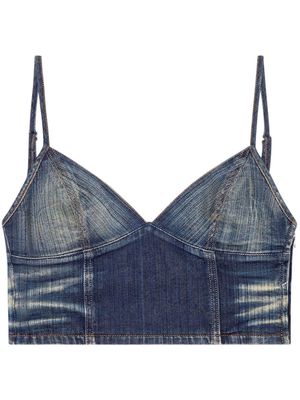 Diesel De-Fulvy-Top-D denim top - Blue