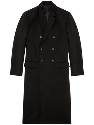 Diesel double-breasted tailored coat - Black