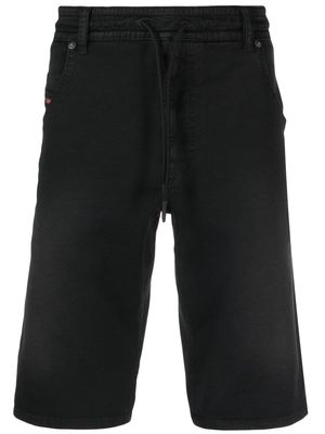 Diesel drawstring knee-length shorts - Black