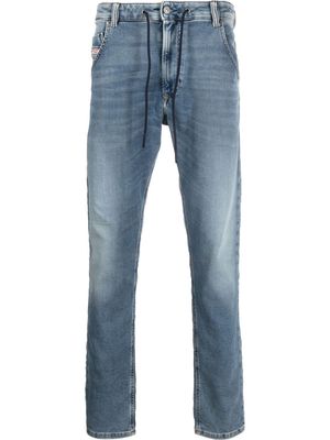 Diesel drawstring tapered-leg jeans - Blue