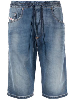 Diesel elasticated-waist denim shorts - Blue